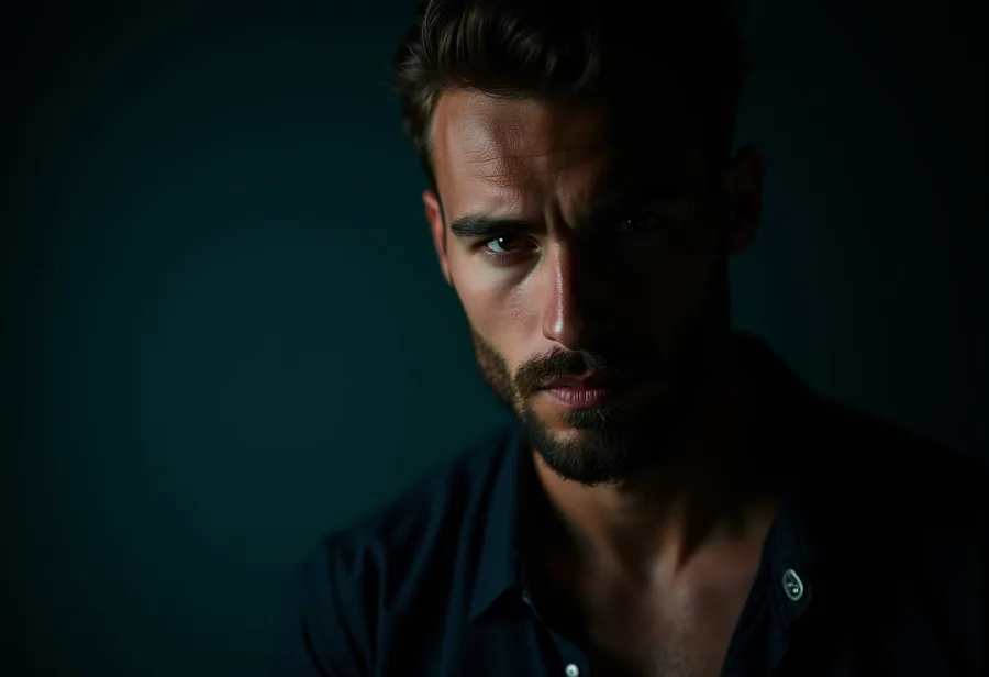 Striking portrait sample — dramatic editorial